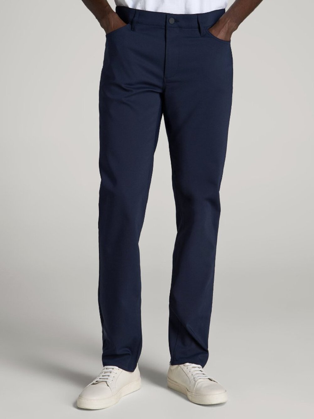 American Tall 365 Stretch 5-Pocket TAPERED Pants for Tall Men in Evening Blue Si